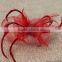 Ladies Big Red Bowknot Fascinators For Party/Wedding With Net