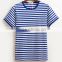 2016 fashion hot sale cheap jiangxi men black and white stripe t-shirt