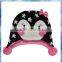 2014 hot selling girls penguin knitted cute scarf hat gloves sets