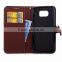 flip style solid color leather phone case flip cover leather case for Samsung Galaxy Note 7