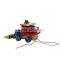 Colourful wooden toy forklift