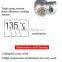 CE and ISO13485 approved high speed dental handpiece with led light