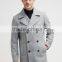 2016 OEM design high quality men custom made wool coat