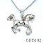 2013 Fashion 925 Sterling Silver Horse Necklace Western Horse Jewelry