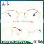 GB103 Simple vintage style round golden metal frame reading glasses