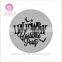 Thousands of 22mm origami stainless steel floating locket plate