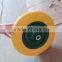 yellow 3.50-8 PU foam wheel with steel rim