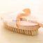 Cheap custom logo wooden bristle bath body brush