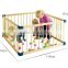 solid wood kids playpen wooden baby playpen easy assembly