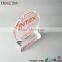 handmade transparent desktop acrylic logo block