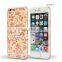 Clear flower stylish design sticker decal skin for iphone 6s plus