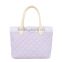 2016 women quilted fabric tote bags