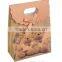 White/brown kraft paper bags wholesale/OEM kraft paper bag for gift packing