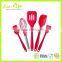5 pcs Silicone Kitchen Utensils/ Cooking Tools Set /Spatula Turner Whiskey Brush