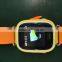 Wholesale 1.22 inch baby smart watch antilost watch, q100 GPS tracker vibrating alert function for kids with wifi