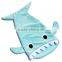 50PCS MOQ knitted personalized winter warmth baby shark sleeping sack