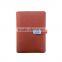 Wholesale A5 Size High Quality PU Leather Notebook with USB Flash Drive