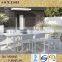 luxury garden outdoor stainless steel furniture design 6 chairs with 1 table design furniture(ATC005)