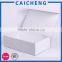 Custom folding cheap plain white cardboard packaging boxes