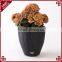 Multi designs polyurethane wicker woven home goods flower pots