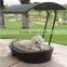 Latest Design Patio Pet Furniture All Weather Wicker Luxury Dog Bed