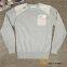 Cotton Men Sweater with Canvas Patch and Pocket