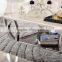 C380 2015 stainless steel modern coffee table marble top modern coffee table