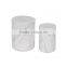 Natural stone marble concrete candle jars with lids for container holder home decor