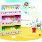 Three Layers of Colorful Wooden Lovely Children Shoe Rack