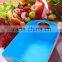 Plastic basket with handle for Household/Plastic storage basket