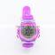 Purple women digital sport watch