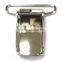 Metal Suspender Clip with plastic teeth inside for garment, High Quality, Fashion Metal clip