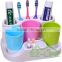 2017 suction cup organizer bathroom toothbrush holder with cup