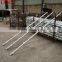 Q345 steel cuplock scaffolding standard with forged top cup