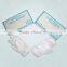 Clear & blue disposable gloves/medical vinyl gloves