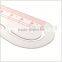 Kearing Fashion Design Ruler Sandwich Line 20cm Flexible Plastic Garment Ruler # 6400