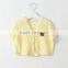 Kids t-shirt wholesale V-neck short sleeve summer sunscreen tops