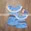 Summer fashion good quality kids and mom matching dress
