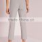 hot sale girls grey chic cigarette pants low price