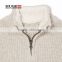 100% Cotton Long Sleeve Half-zip Front Knitting Boys Sweaters