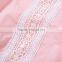 S33587W Pink lace flower embroidery sweet romper Baby girls romper