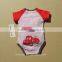 OEM or stocked 100% cotton Newborn Infant Baby Romper Coffee Cotton Jumpsuit Pattern