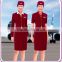 air hostess costume uniform/ air stewardess uniform