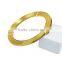 Wholesale Gold Plated 5mm Aluminum Beading Wire Thread Cord