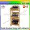 Custom wooden retail display stand for beers/wines