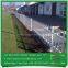 Galvanized black green vinyl coated palisade secure villa residence fencing