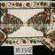 christmas pattern quilted oven glove pot holders set with kitchen towel