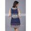 Wholesale New Embroidered Sleeveless Ladies Short Dress