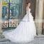 ED A-line Strapless Button Beads& Appliques Floor Length Organza Wedding Dress