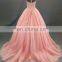 High Quality Ball Gown Patterns Scoop Neckline Sleeveless Crystal Beaded Quinceanera Dress